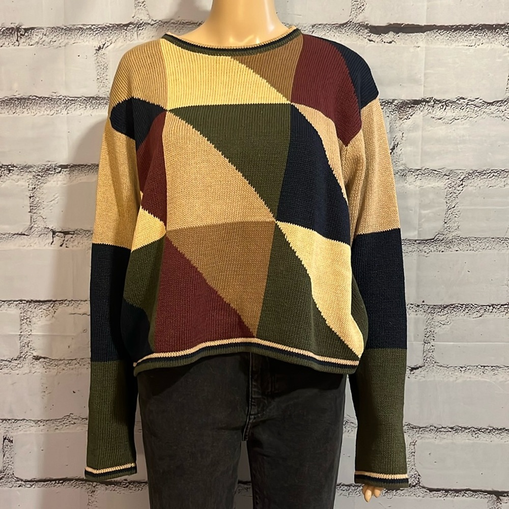 Vintage Paul Harris Design Geometric Design Size Medium
